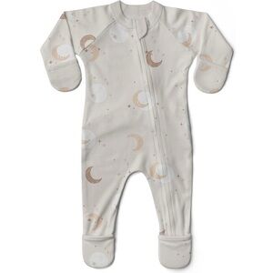 Goumi Kids Grow With You Footie- Snug Fit - Luna / 3-6 Months